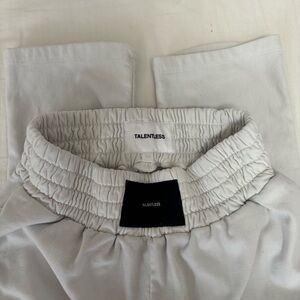 White Talentless Sweatpants